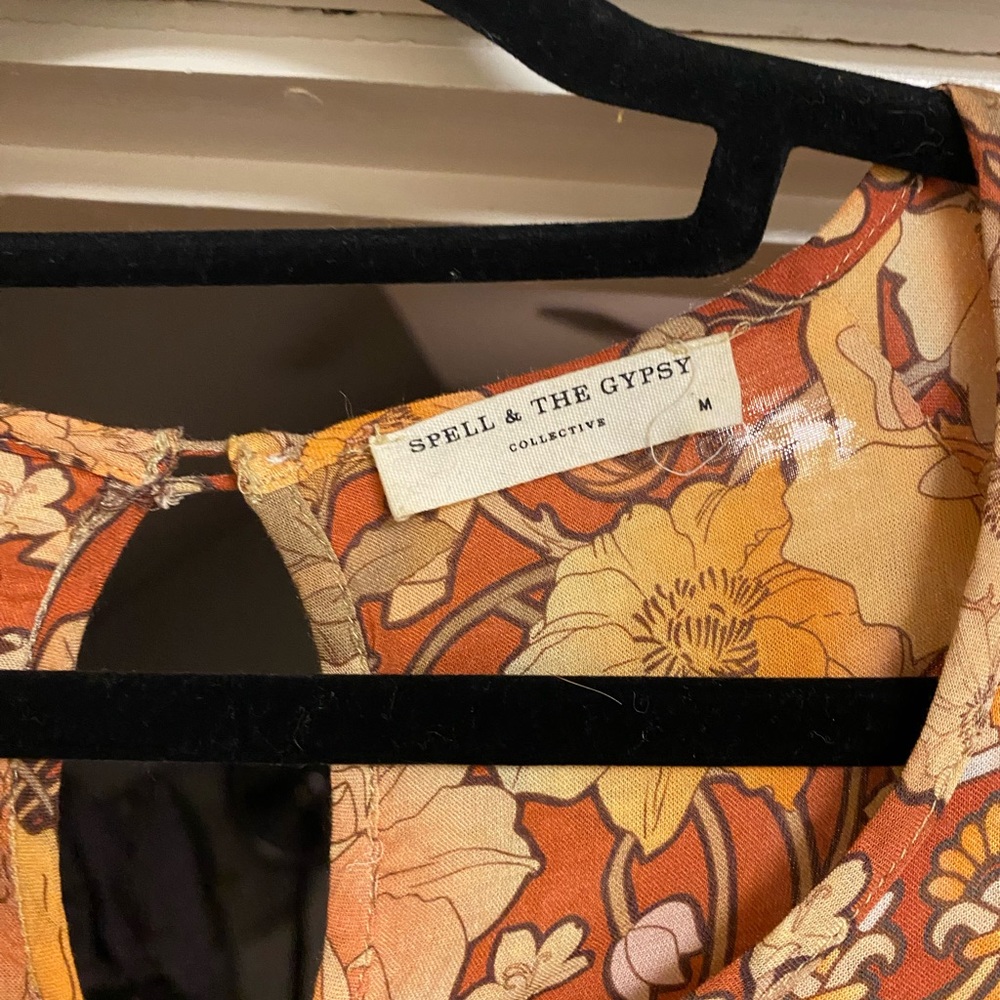 Spell Amethyst Rust Blouse Medium - image 4